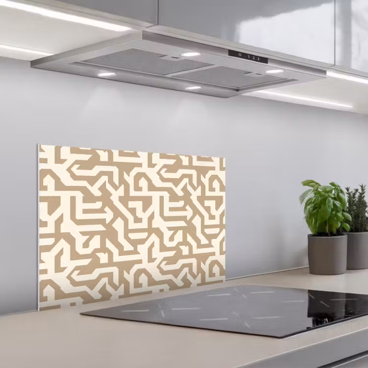 Fond de hotte - Moderne - Abstrait - Beige — 1