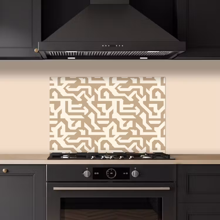 Fond de hotte - Moderne - Abstrait - Beige — 5