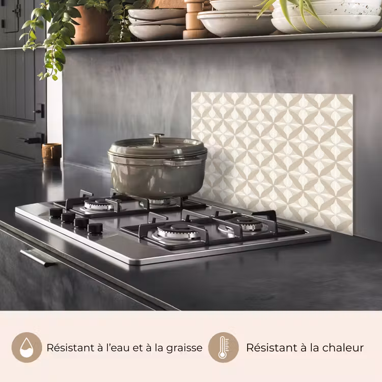 Fond de hotte - Motif - Classique - Beige — 2