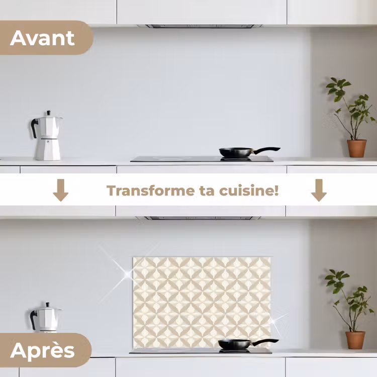 Fond de hotte - Motif - Classique - Beige — 7