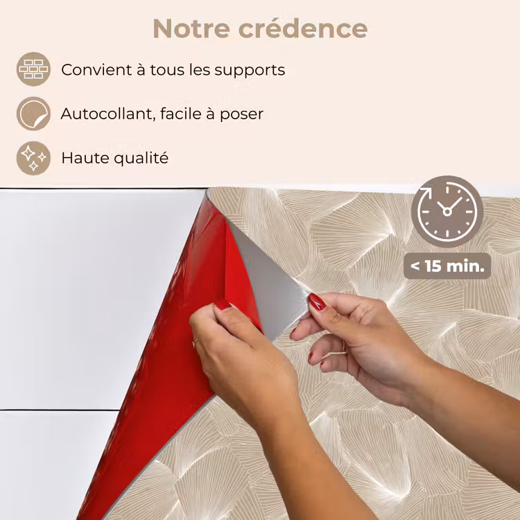 Fond de hotte - Organic - Texture - Beige — 4