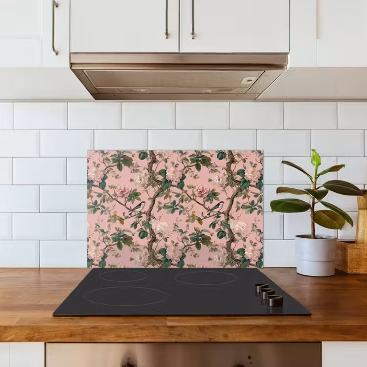 Fond de hotte - Pivoines - Botanique - Oiseau — 3