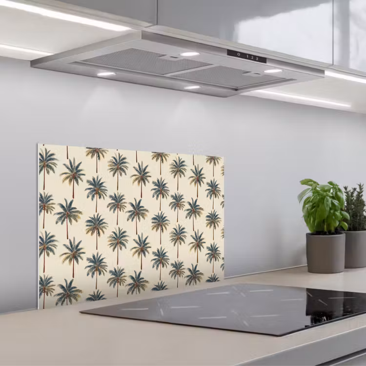 Fond de hotte - Palmiers - Tropical - Vert — 1