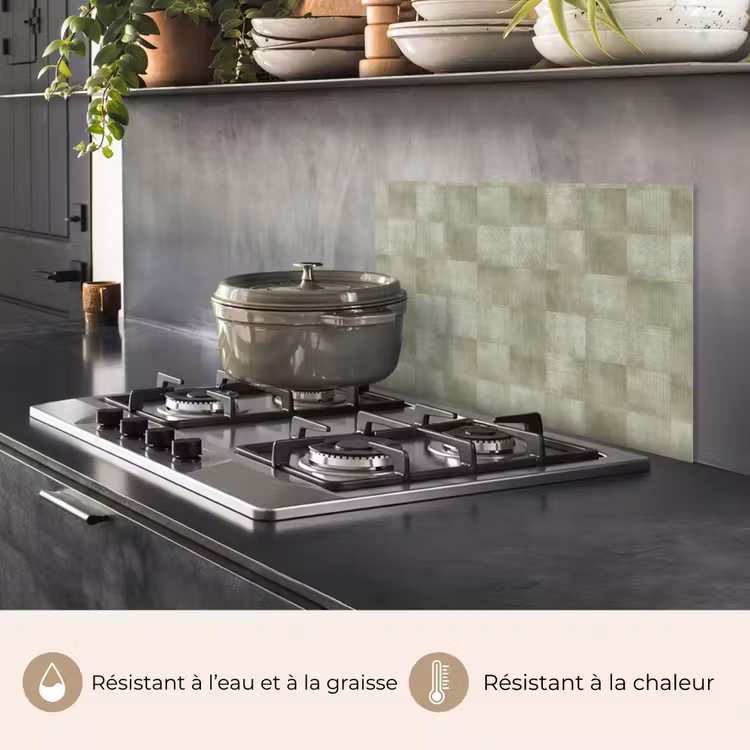 Fond de hotte - Plats - Rustique - Vert — 2