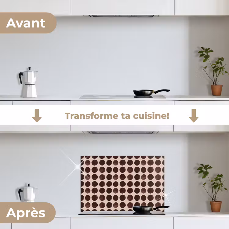 Fond de hotte - Pois - Motif - Marron — 7