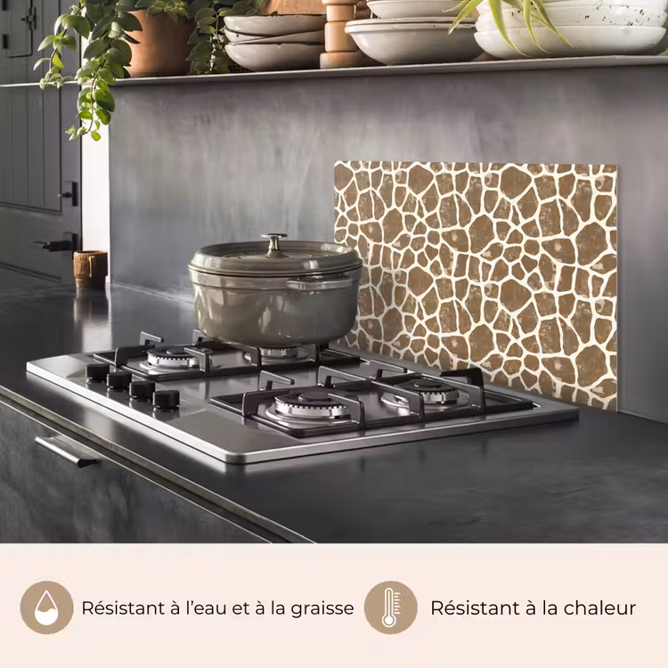 Fond de hotte - Girafe - Classique - Marron — 2