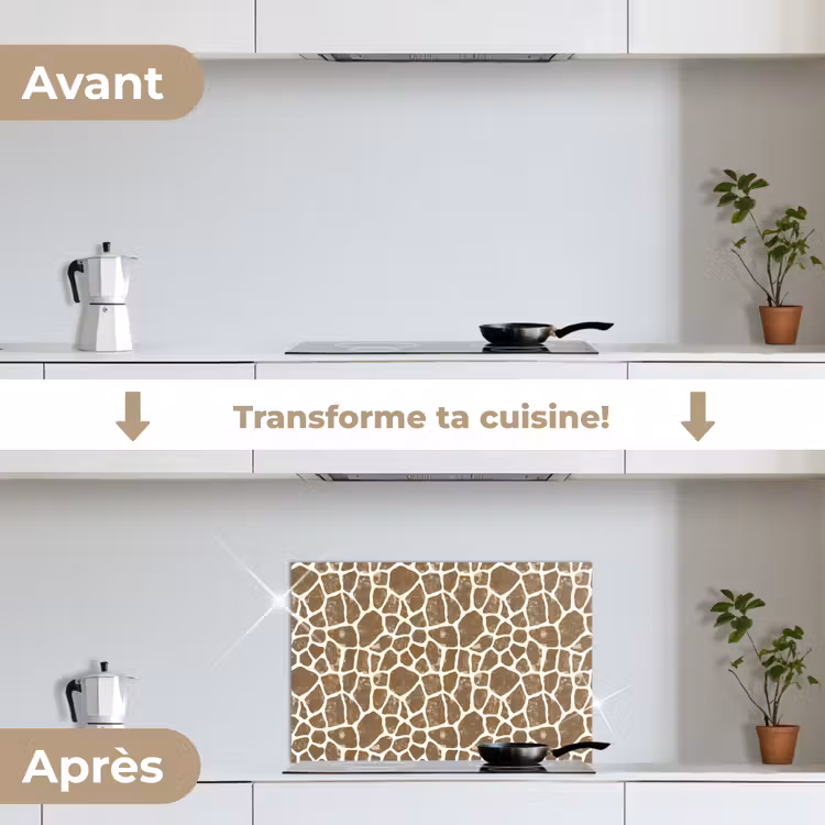 Fond de hotte - Girafe - Classique - Marron — 7