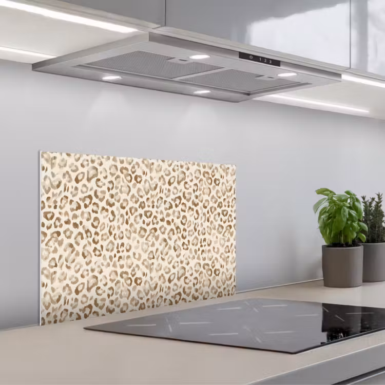 Fond de hotte - Léopard - Classique - Beige — 1