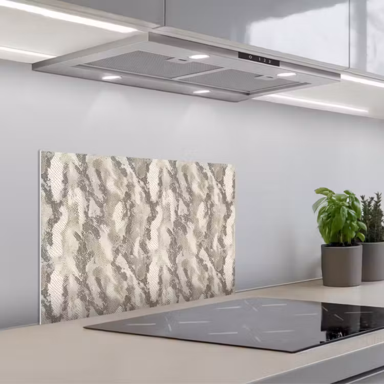 Fond de hotte - Serpent - Motif - Taupe — 1