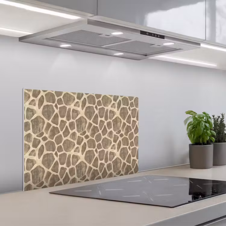 Fond de hotte - Girafe - Motif - Beige - Brown — 1