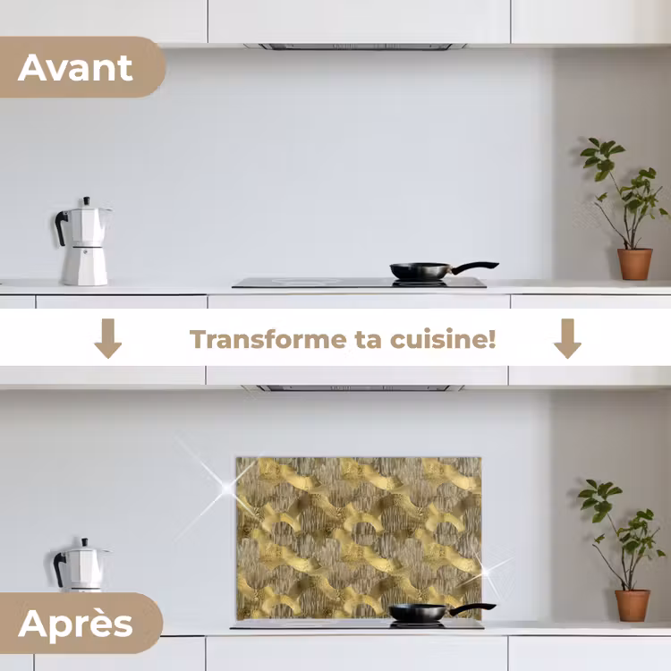 Fond de hotte - Moderne - Géométrique - Or — 7