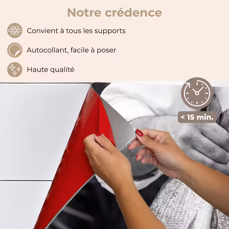 Fond de hotte - Pêche - Chef - Noir - Blanc — 4