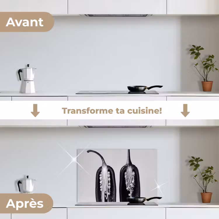 Fond de hotte - Poivrons - Noirs - Blancs - Cadres de semences — 7