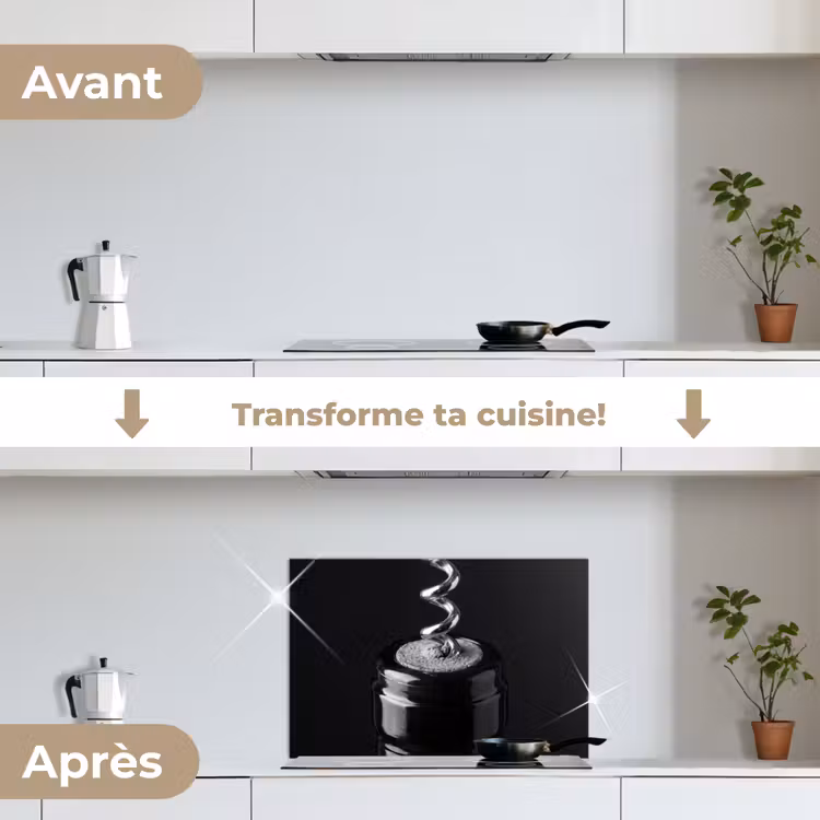 Fond de hotte - Tire-bouchon - Vin - Noir - Blanc — 7
