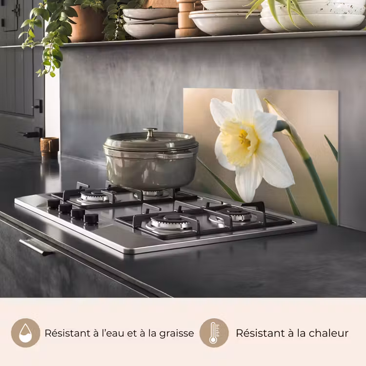 Fond de hotte - Jonquille - Fleur - Minimaliste — 2
