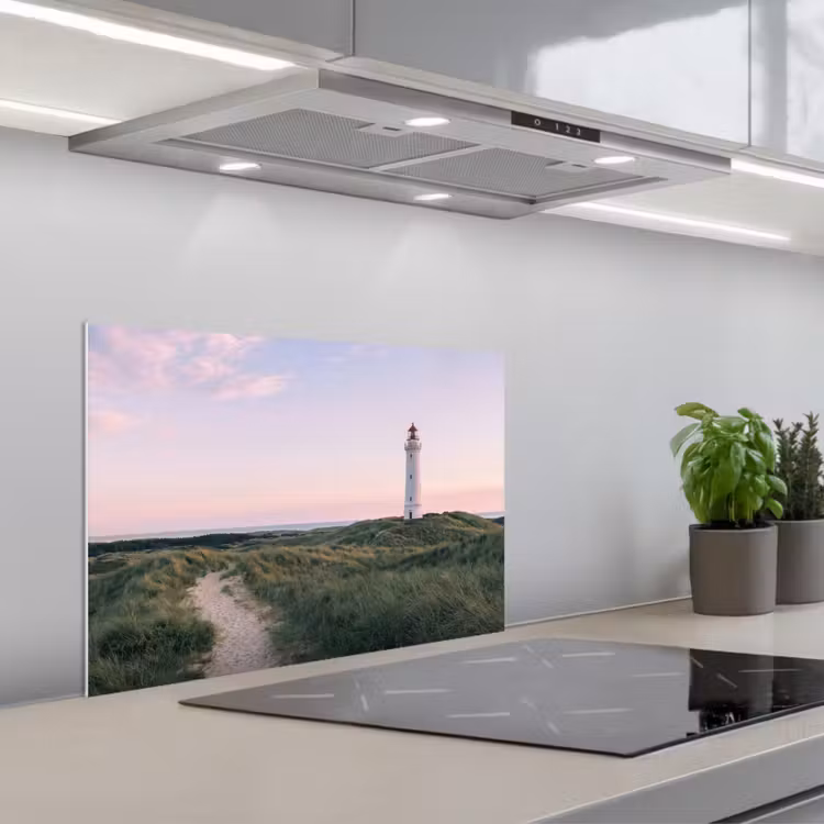 Fond de hotte - Phare - Paysage de dunes - Mer — 1