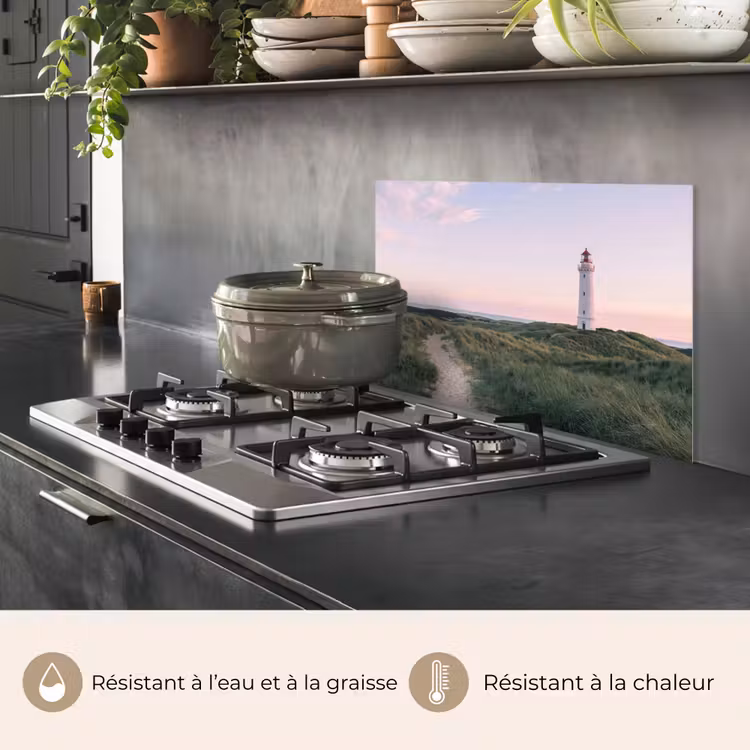 Fond de hotte - Phare - Paysage de dunes - Mer — 2