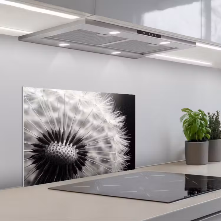 Fond de hotte - Pissenlit - Noir - Blanc — 1