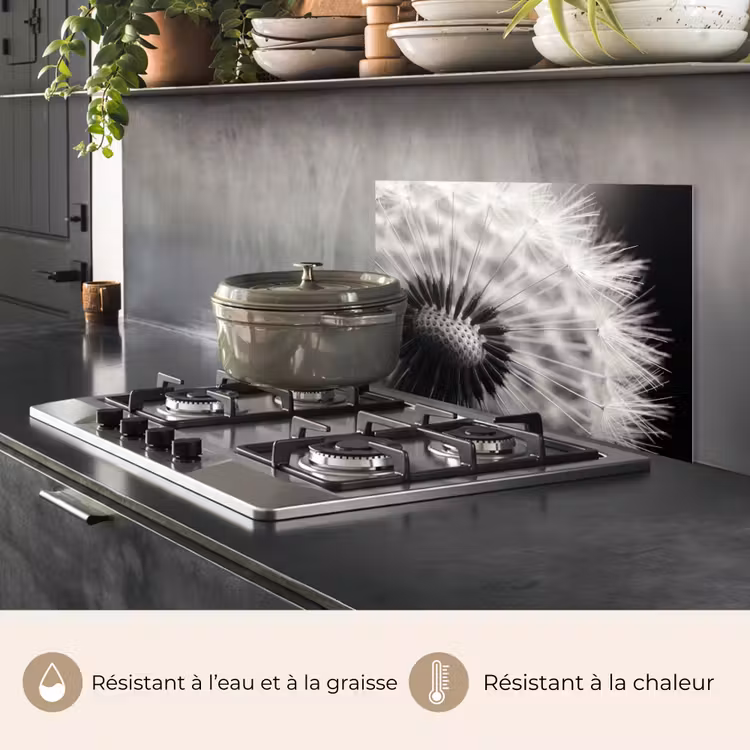 Fond de hotte - Pissenlit - Noir - Blanc — 2