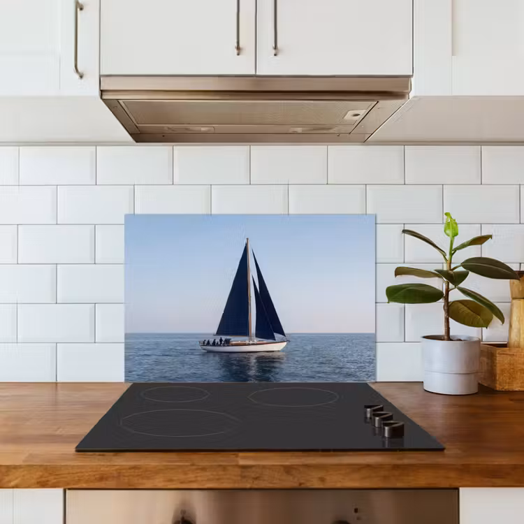 Fond de hotte - Voilier - Mer - Bleu — 3