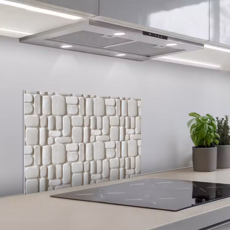 Fond de hotte - Relief - Texture - Blanc — 1