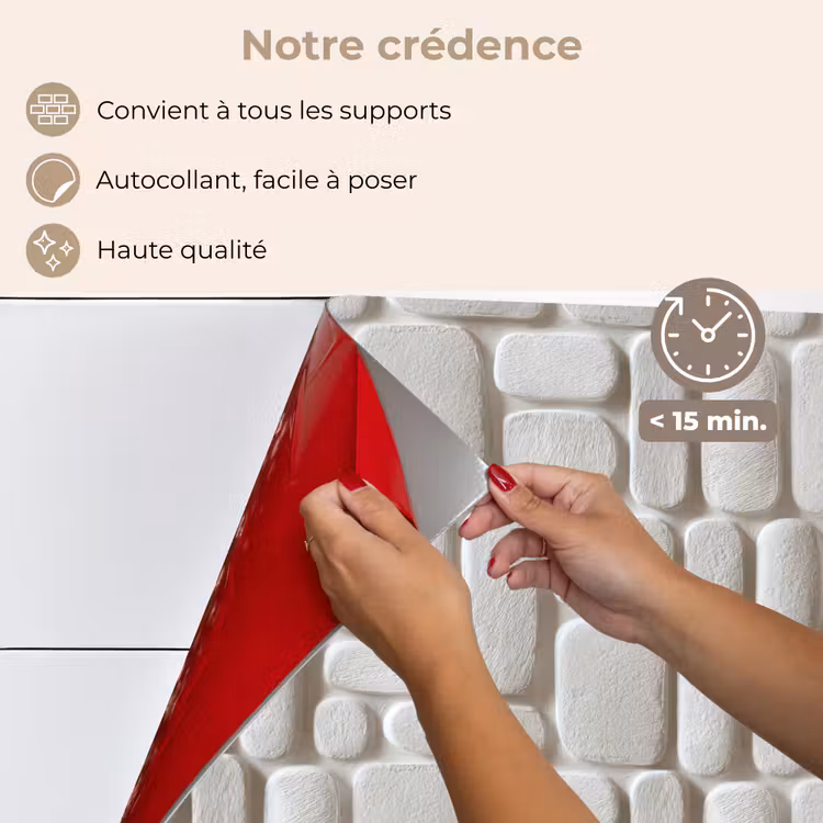 Fond de hotte - Relief - Texture - Blanc — 4