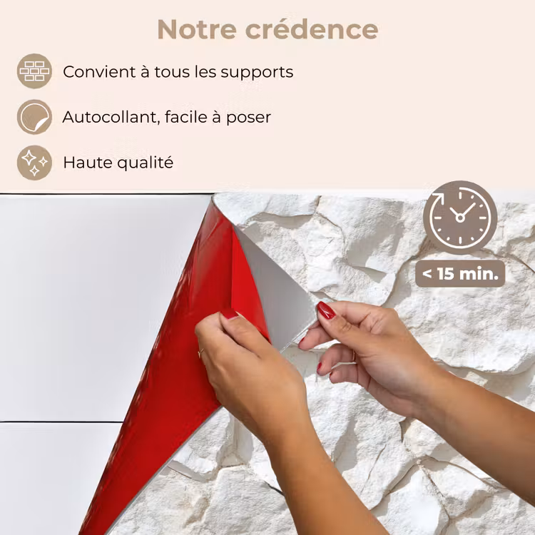 Fond de hotte - Structure - Rock - Blanc — 4
