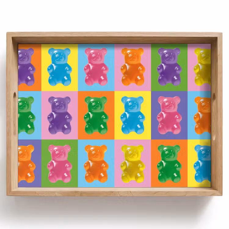Plateau - Art- bonbons - colorés — 1