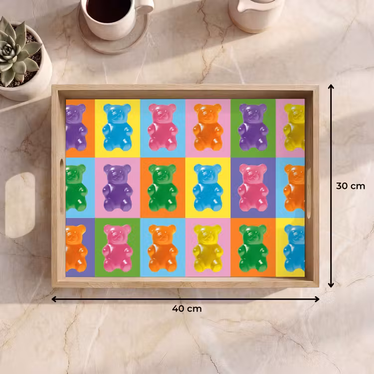 Plateau - Art- bonbons - colorés — 7