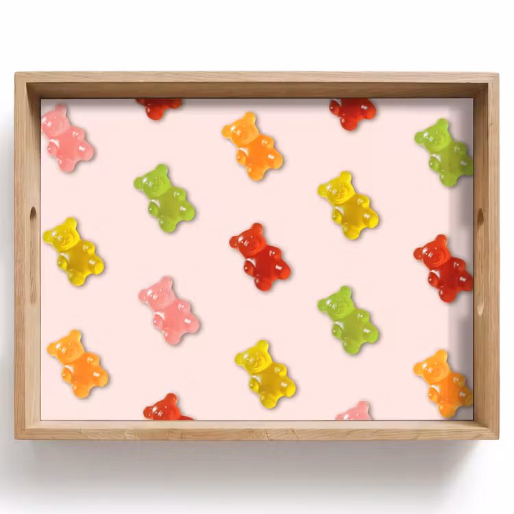 Plateau - Couleur - Candy - Rose — 1