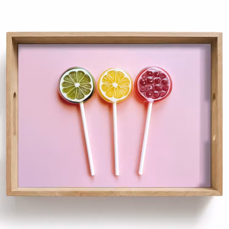 Plateau - Sucette - Bonbons - Agrumes — 1