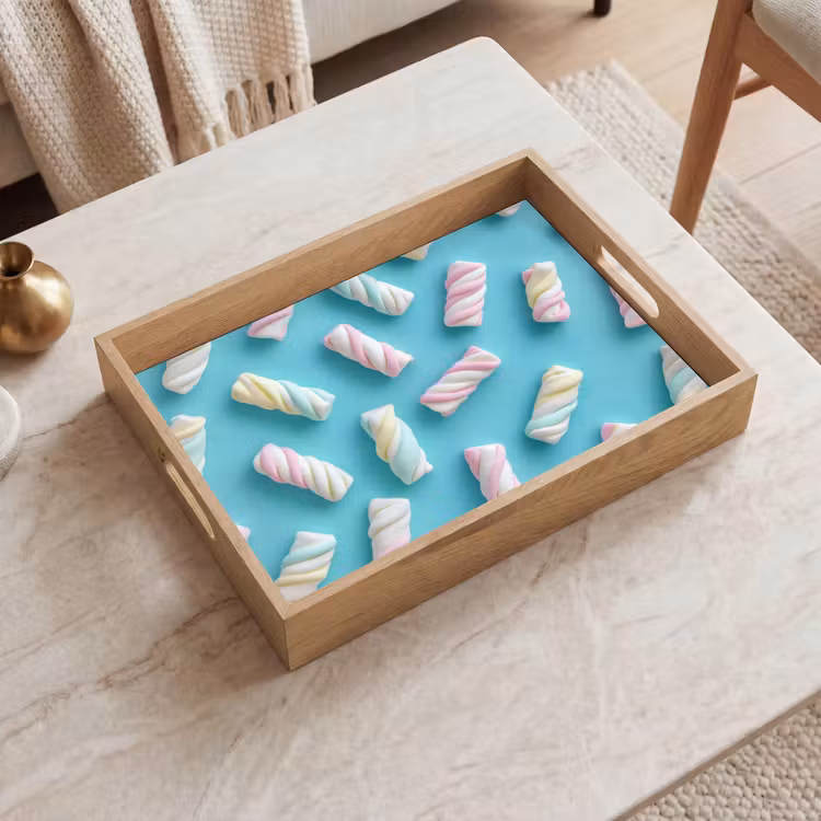 Plateau - Bacon - Pastel - Bonbons - Bleu — 2
