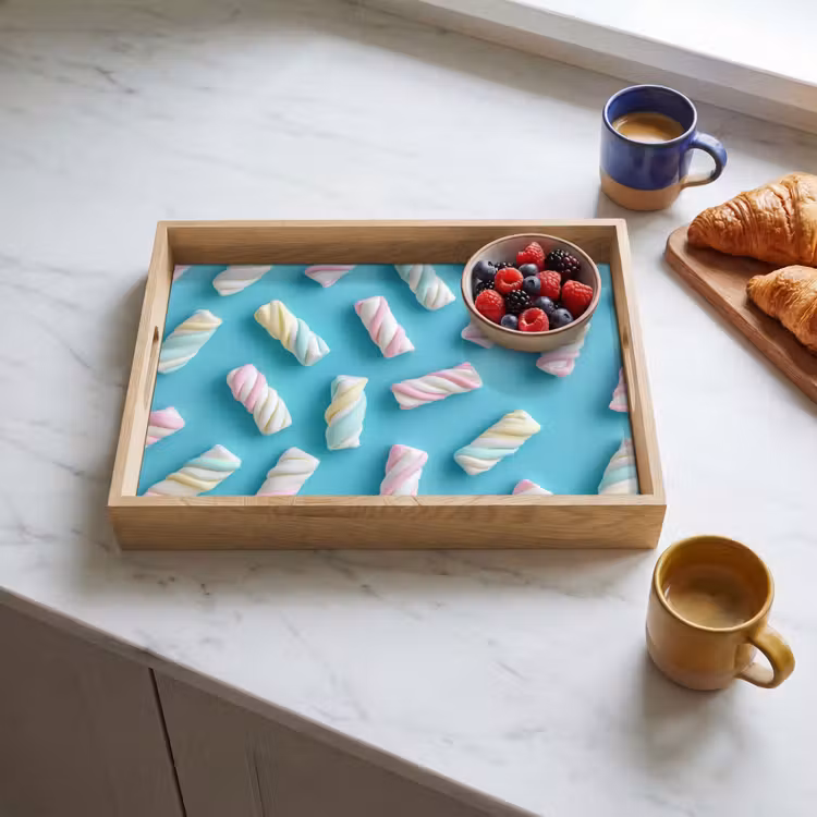 Plateau - Bacon - Pastel - Bonbons - Bleu — 3