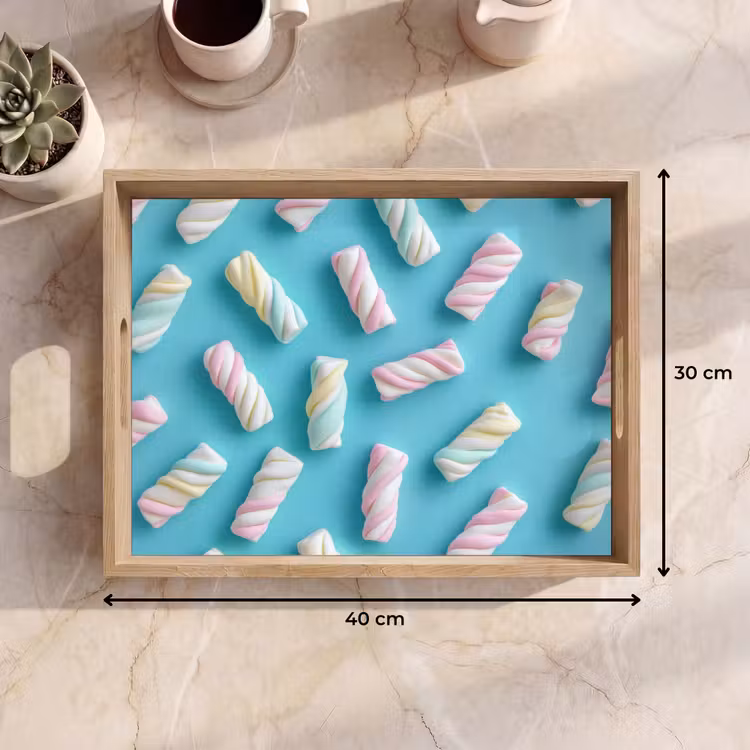 Plateau - Bacon - Pastel - Bonbons - Bleu — 7