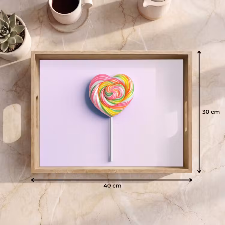 Plateau - Coeur - Sucette - Bonbons — 7