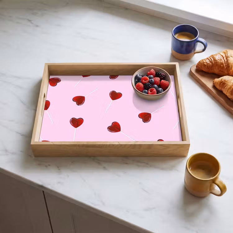 Plateau - Rose - Coeur - Sucette - Bonbon — 3