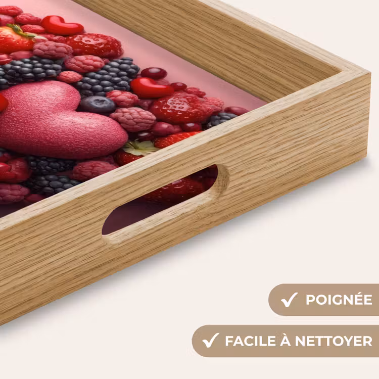 Plateau - Fruits - Coeurs - Fraises - Framboises - Myrtilles — 8
