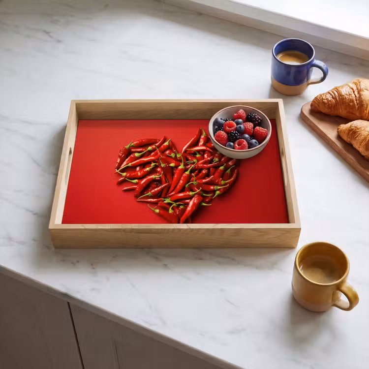 Plateau - Poivrons - Rouge - Coeur — 3