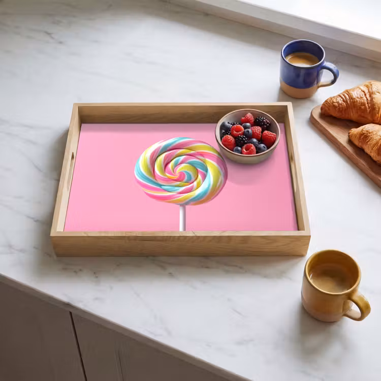 Plateau - Sucette - Rose - Bonbon - Sucré — 3