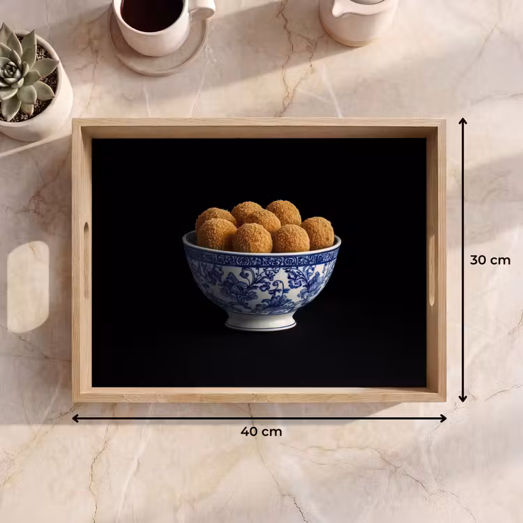 Plateau - Bleu de Delft - Bitterballen - Hollande - Bol — 7