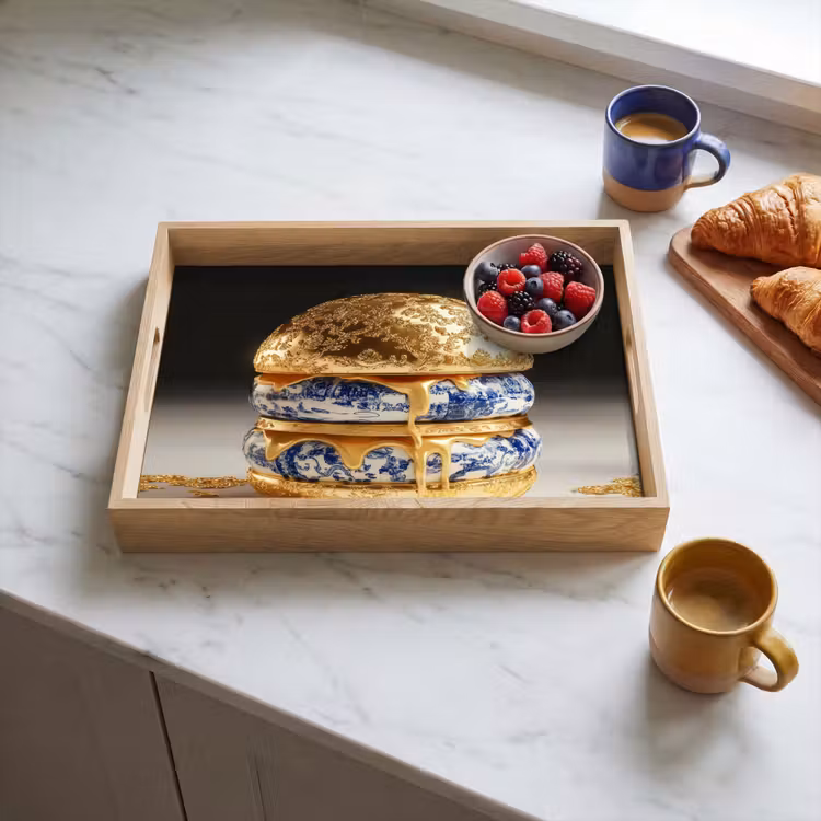 Plateau - Bleu de Delft - Or - Citoyen — 3