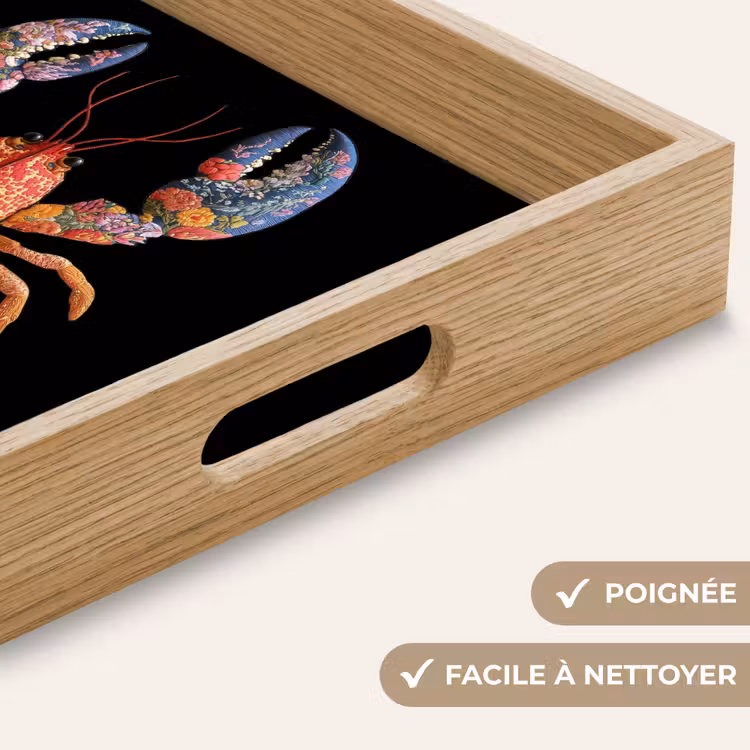 Plateau - Cancer - Broderie - Coloré - Fleurs — 8