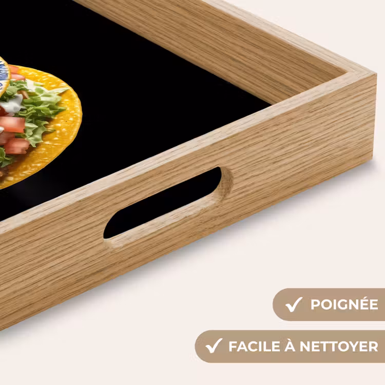 Plateau - Taco - Viande - Salade - Bleu de Delft - Motif — 8