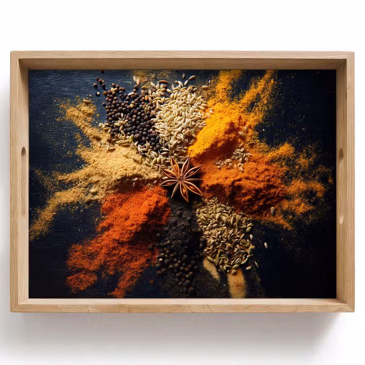 Plateau - Épices - Explosion - Orange — 1