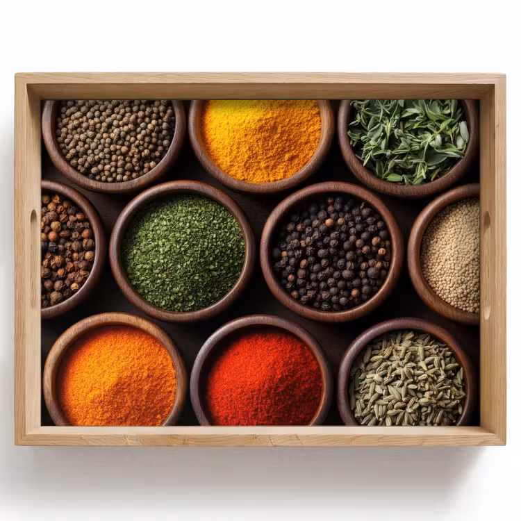 Plateau - Plateaux - Bois - Herbes - Coloré — 1