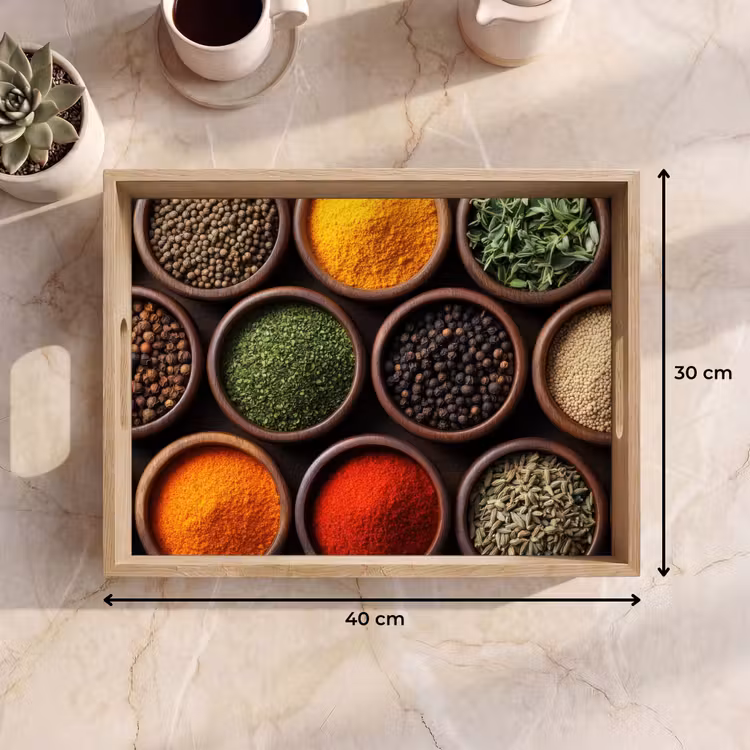 Plateau - Plateaux - Bois - Herbes - Coloré — 7