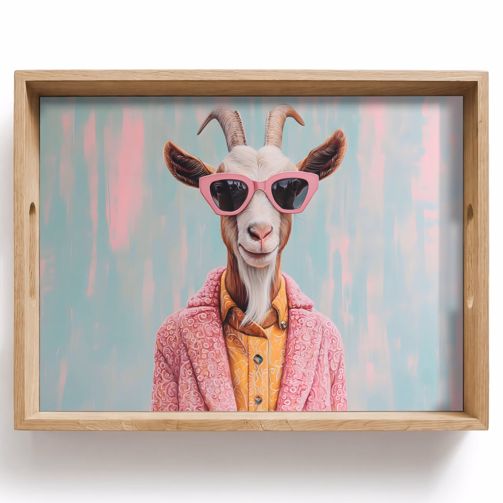 Plateau - Lunettes de soleil - Pink - Goat - Hearing — 1