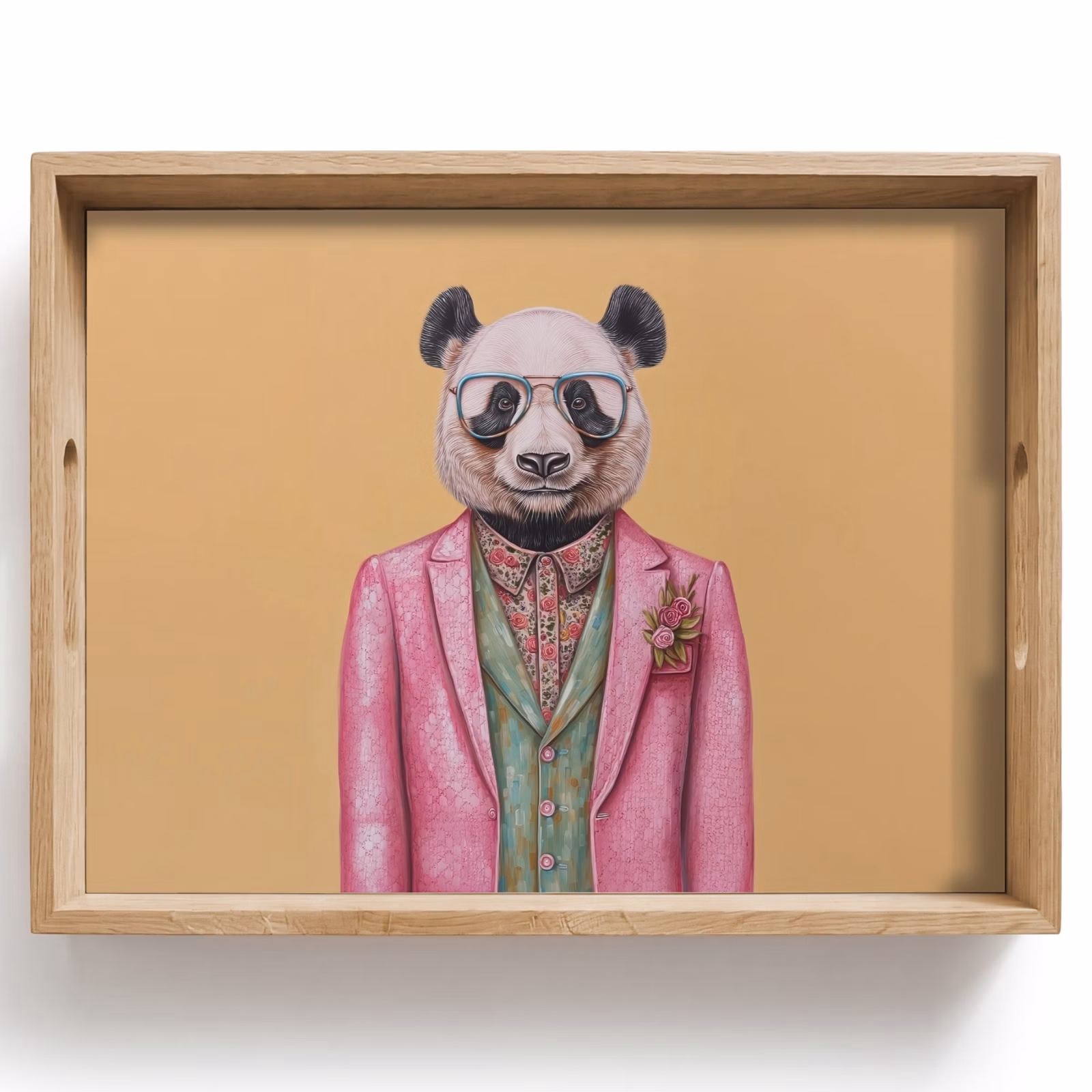 Plateau - Panda - Costume - Lunettes de soleil - Bleu — 1