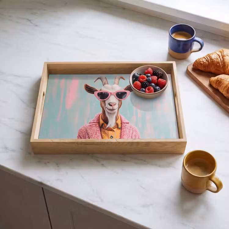 Plateau - Lunettes de soleil - Pink - Goat - Hearing — 3