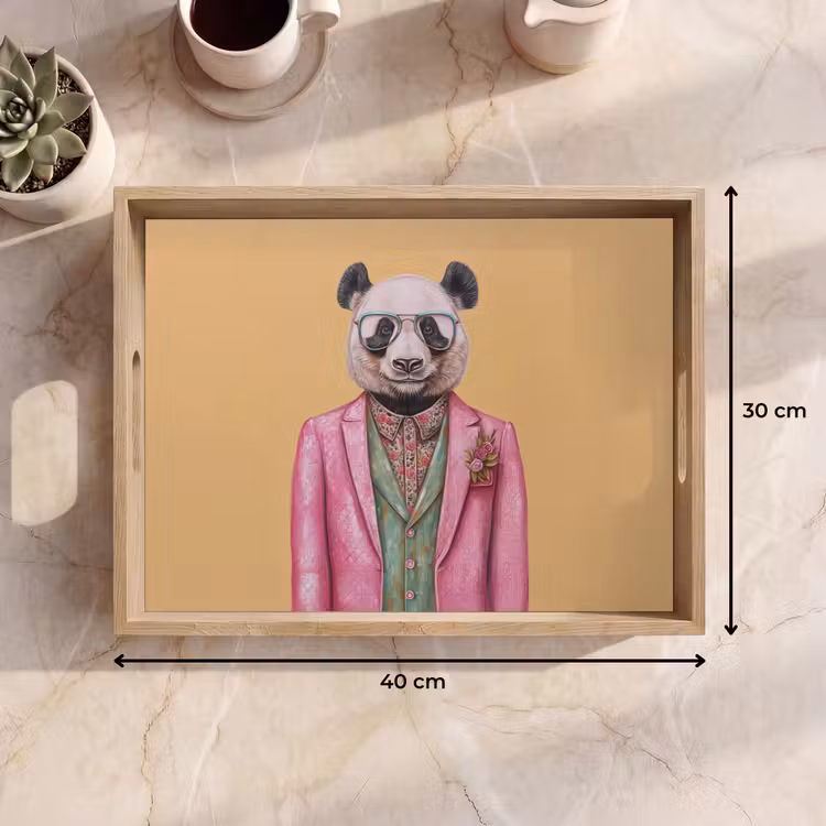 Plateau - Panda - Costume - Lunettes de soleil - Bleu — 7